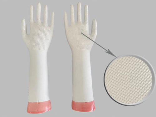 Double Diamond  Texture Examination Glove Ceramic Former